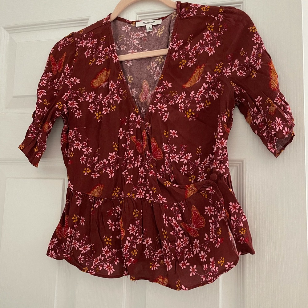 Made well wrap shirt